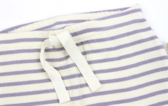 Petit Piao dusty lavender/offwhite bukser striber